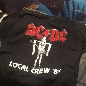 Vintage 1983 ACDC local crew shirt